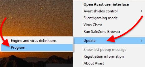 Avast URL:Blacklist. Update Avast