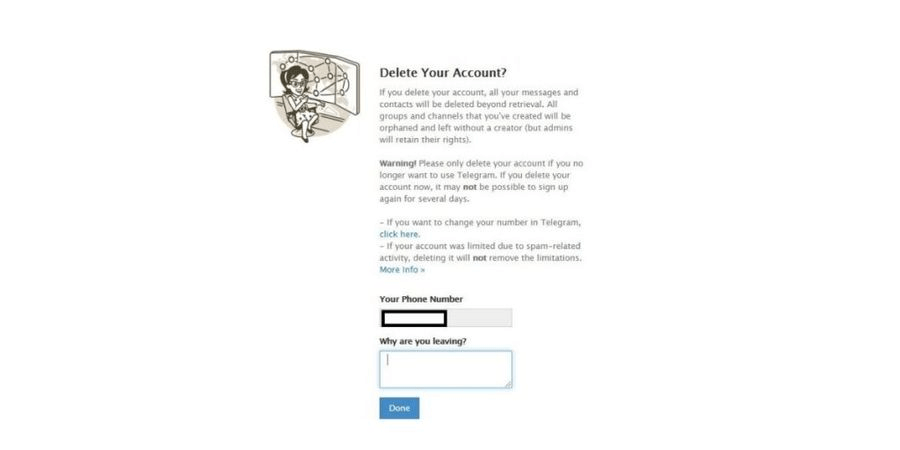 delete your Telegram account