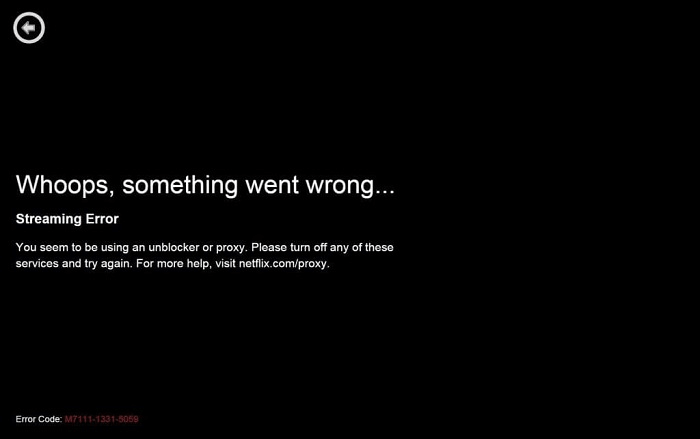Netflix error m7111-5059