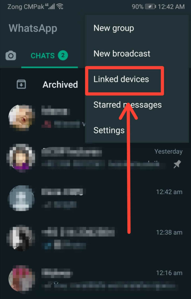 How to delete whatsapp images on a laptop 