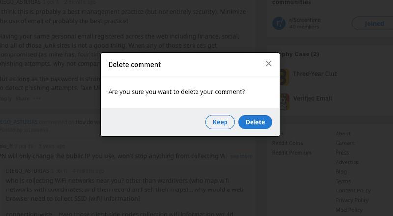 1. How to Delete your Reddit history on the website. 