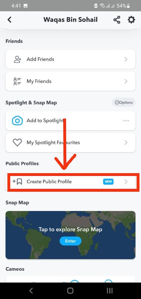 How to make a public profile on Snapchat