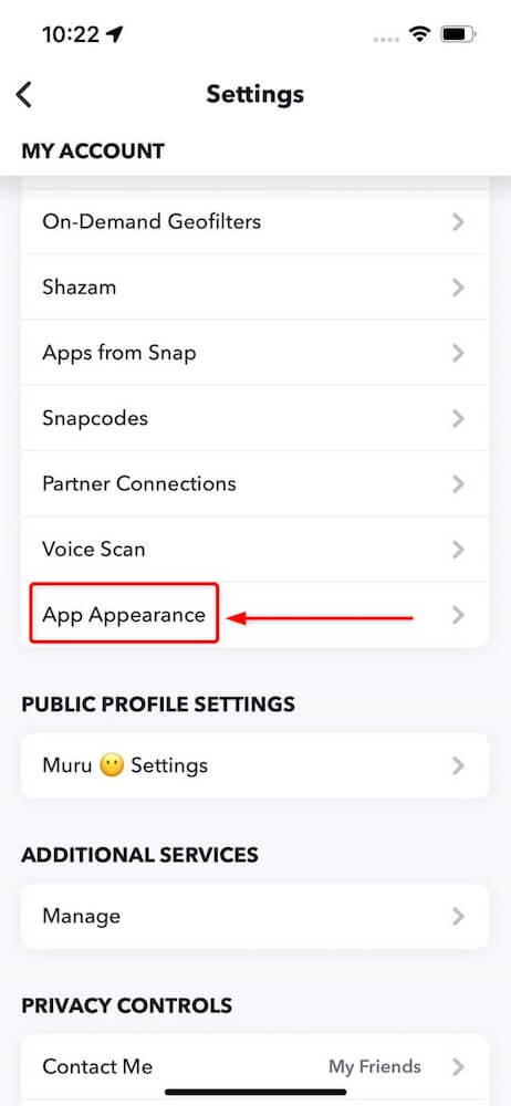 how to get dark mode on Snapchat