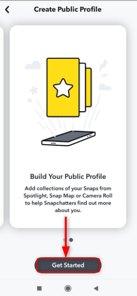 How to make a public profile on Snapchat.