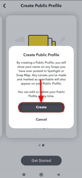 How to make a public profile on Snapchat.