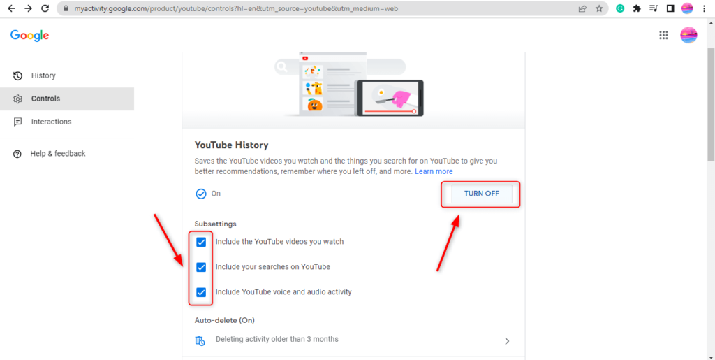 Youtube incognito mode in browser